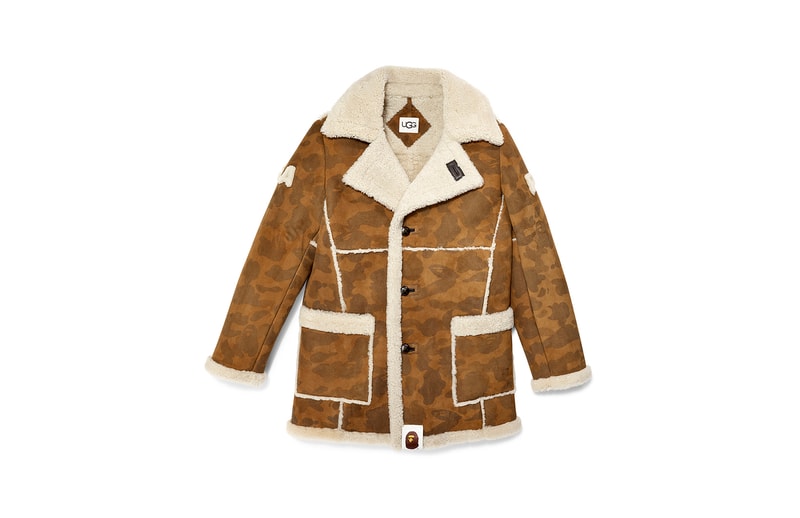BAPE x UGG Fall Winter 2019 Collection Mouton Coat