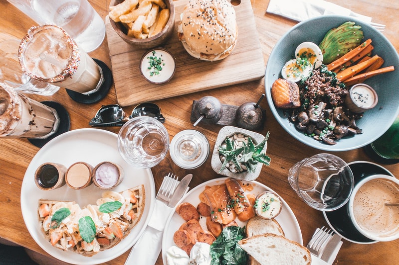restaurants new york city food burgers fries waffles coffee smoothies avocado salmon