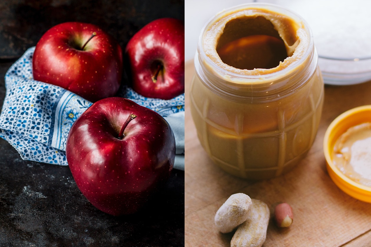 best healthy simple snacks eat work office food fruits granola honey apples health black coffee cinnamon oatmeal