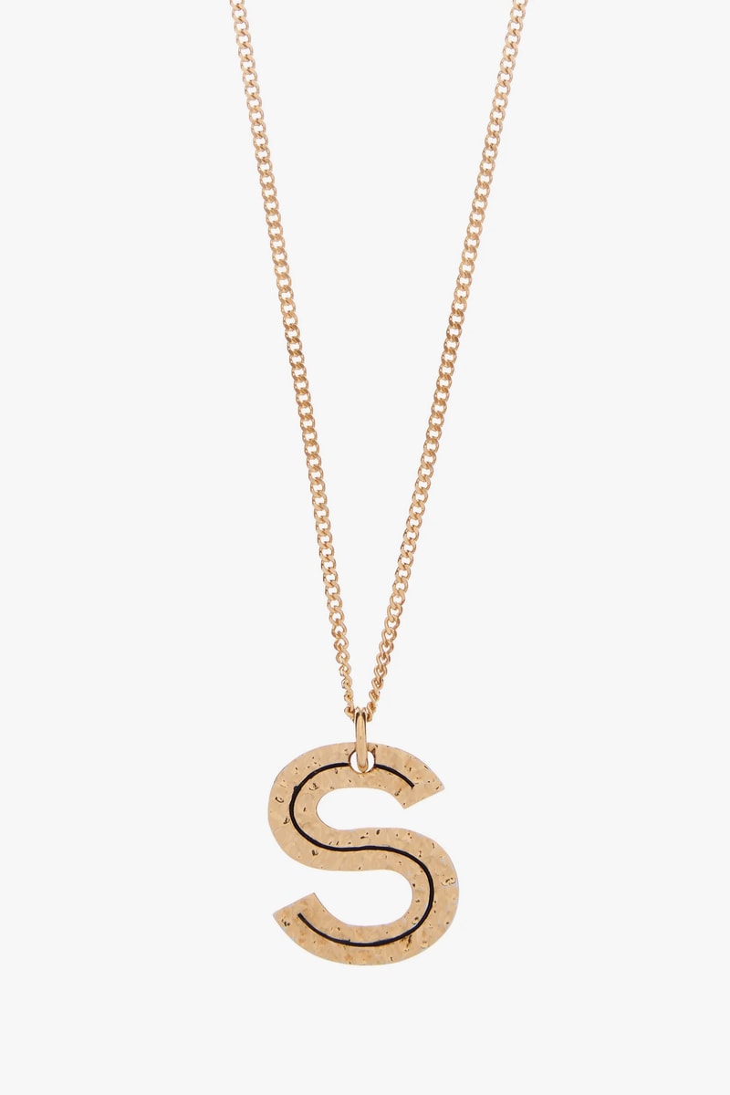 Burberry Letter Pendant Necklaces Gold Jewelry Collection Luxury Chain