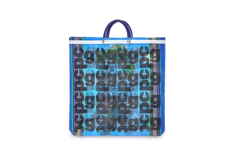 COMME des GARÇONS Monogram Tote Bag Blue