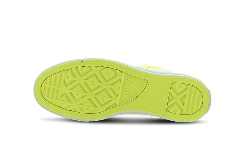 Converse Chuck Taylor Translucent Neon Yellow Red Sneaker Shoe Plastic Upper 
