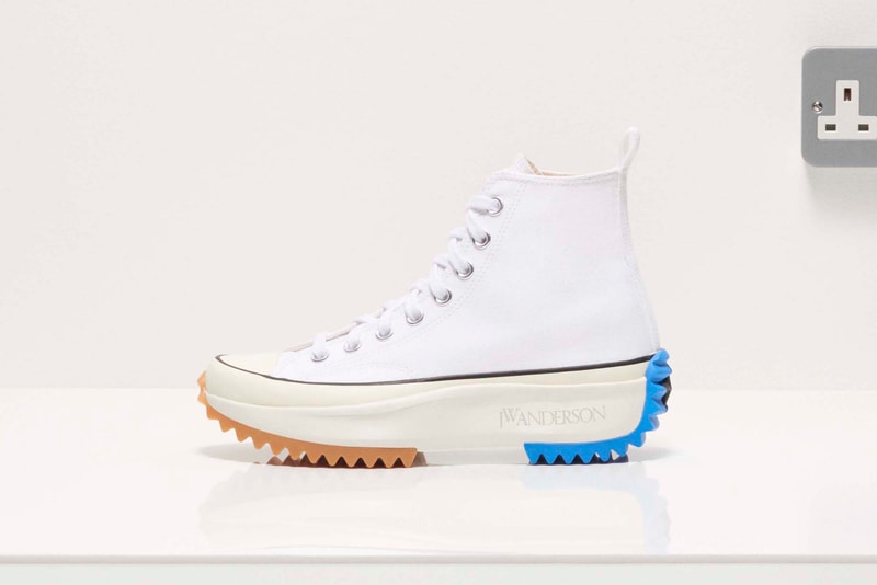 JW Anderson Converse Run Star Hike Sneaker Restock Cap Bag Canvas Release Date white Platform Trainer Shoe Collaboration