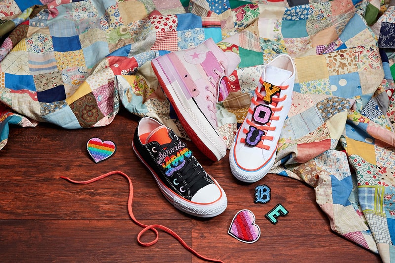 converse millie bobby brown collaboration chuck taylor chuck 70 sneakers black pink white stranger things actress shoes footwear