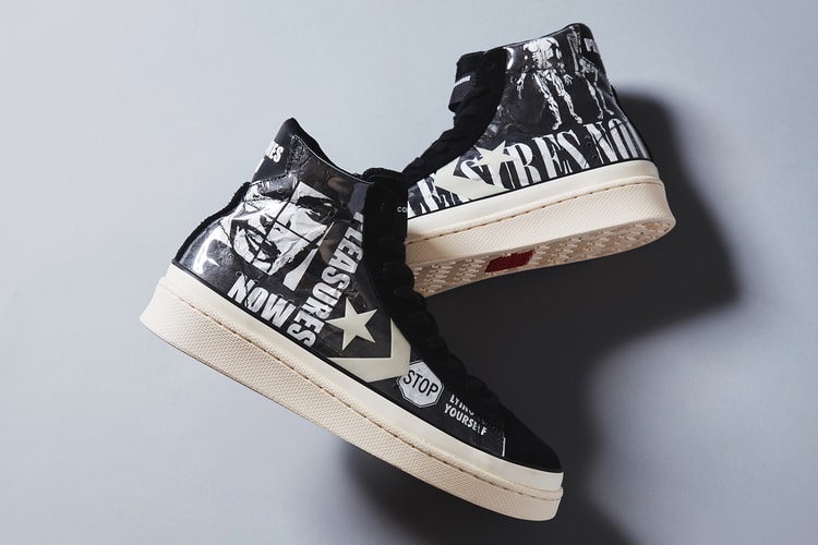 Converse's Pro Leather Gets Dressed in Punk Graphics in Collaboration with PLEASURES