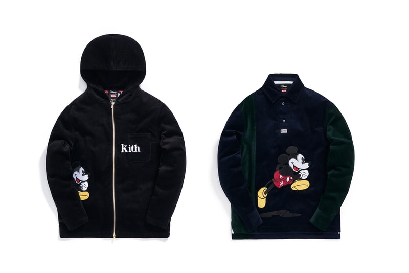 Disney x KITH Collection Mickey Mouse Mickey Mouse Corduroy Hoodie Shirt