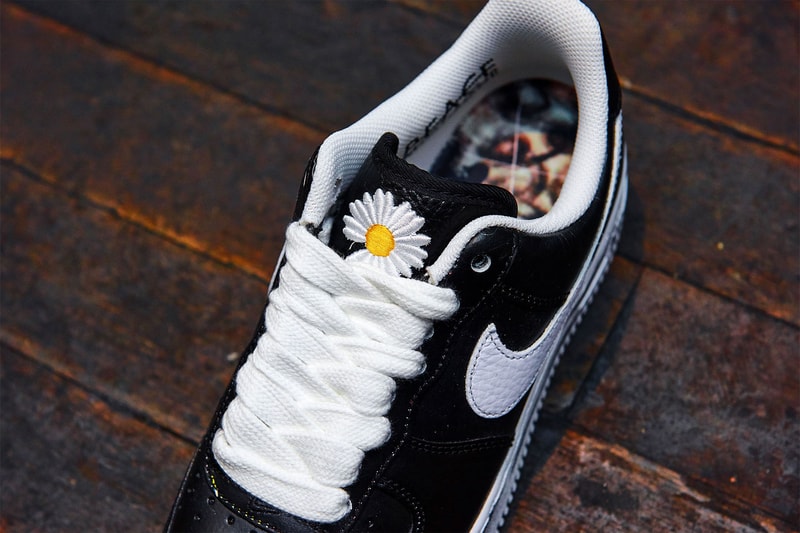 g-dragon peaceminusone nike air force 1 07 paranoise sneakers collaboration big bang hidden artwork underneath