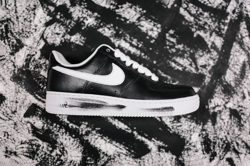 g dragon peaceminusone nike air force 1 07 paranoise sneakers collaboration black white shoes footwear sneakerhead