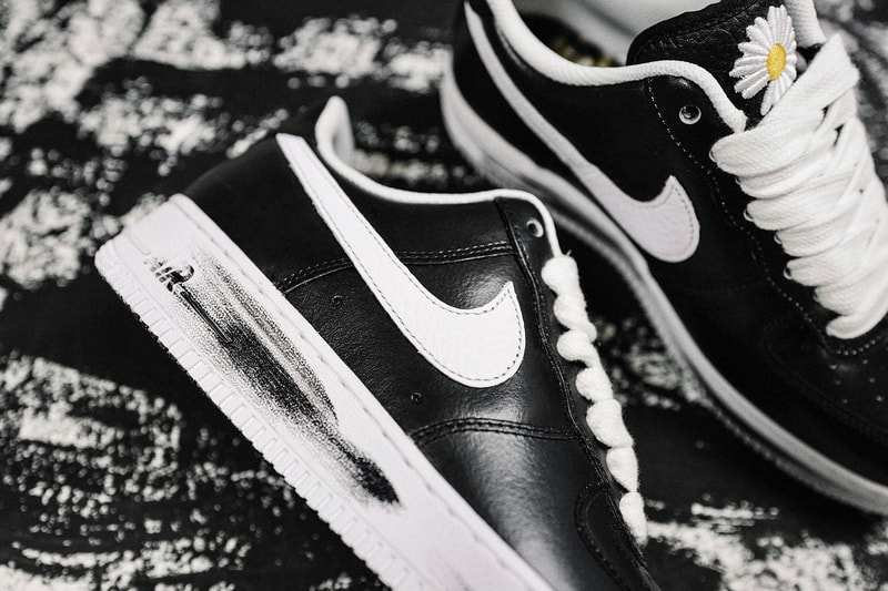 g dragon peaceminusone nike air force 1 07 paranoise sneakers collaboration black white shoes footwear sneakerhead