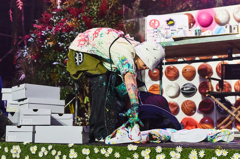 G-Dragon PEACEMINUSONE x Nike Air Force 1 Para-Noise Seoul Event Olympic Park