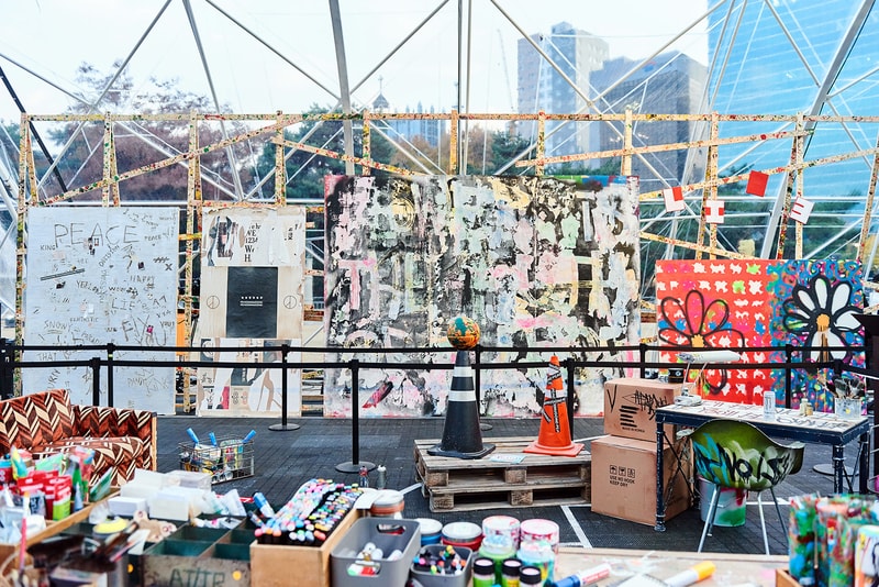 G-Dragon PEACEMINUSONE x Nike Air Force 1 Para-Noise Seoul Event Olympic Park