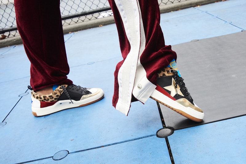 Golden Goose Yeah Sneaker Leopard Gold Red Blue