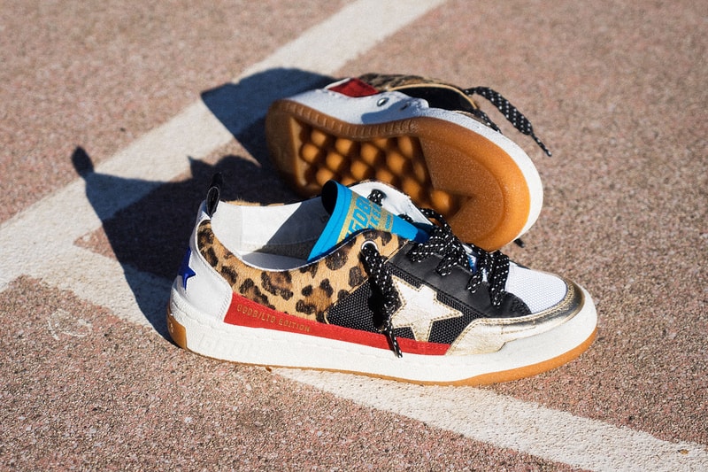 Golden Goose Yeah Sneaker Leopard Gold Red Blue