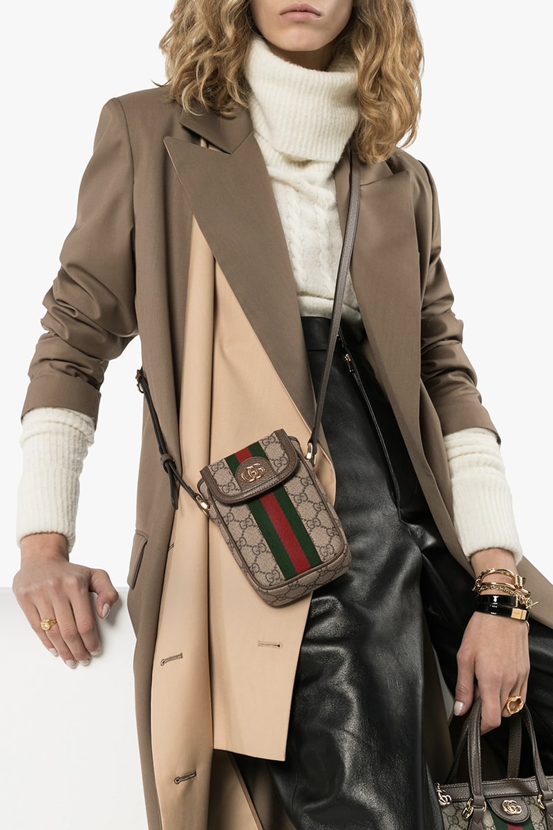 Gucci Monogram iPhone Bag Tiny Trend Luxury Retro Inspired Logo Print