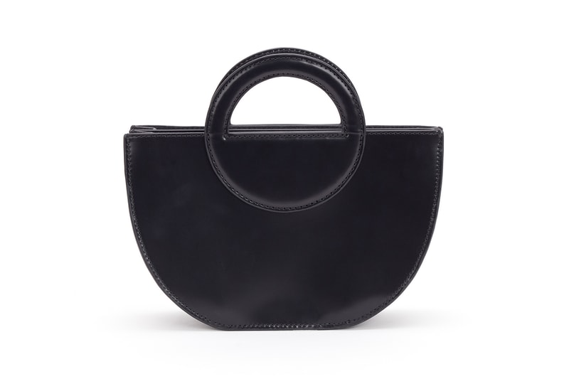 KARA Half Moon Wristlet Black
