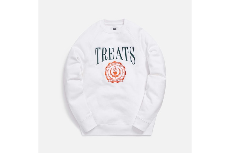 KITH Treats Collegiate Collection Crewneck Sweater White