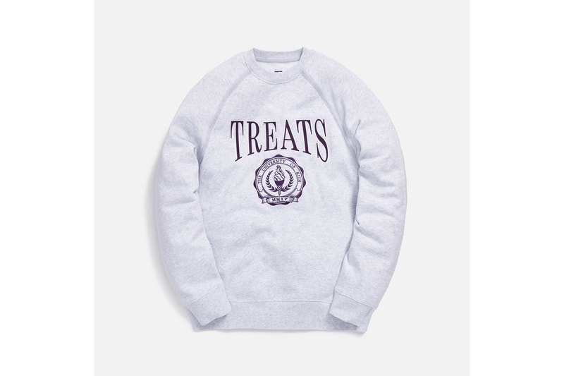KITH Treats Collegiate Collection Crewneck Sweater Grey