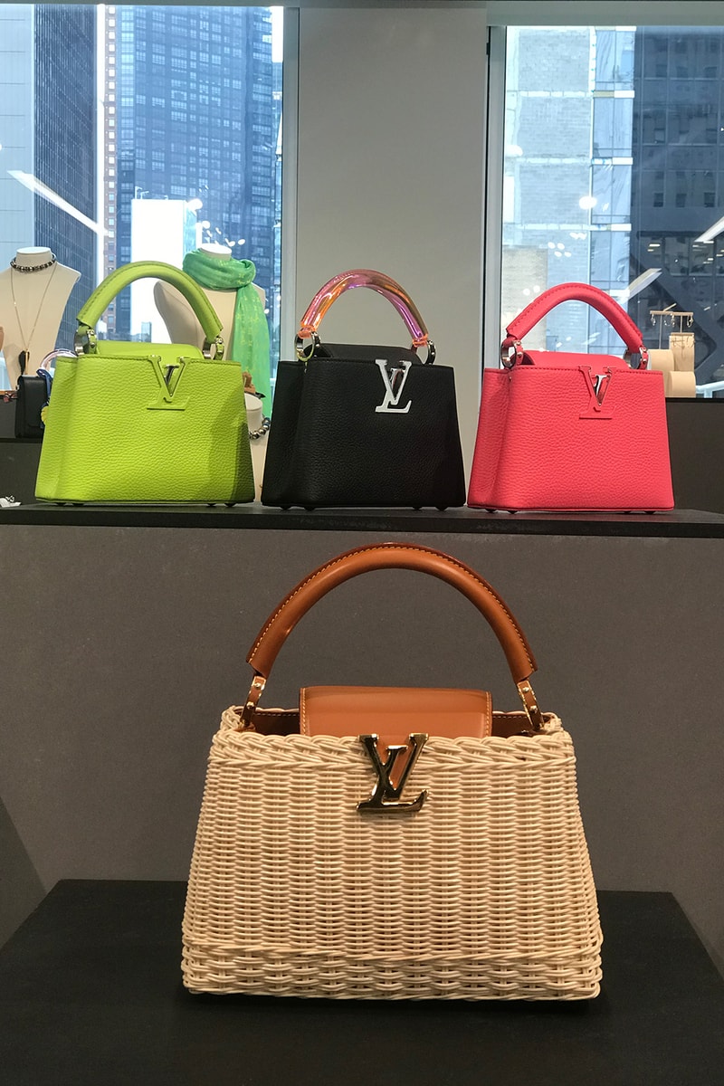 louis vuitton spring summer 2020 collection preview shoes sandals red white brown monogram bags LV blue red grey