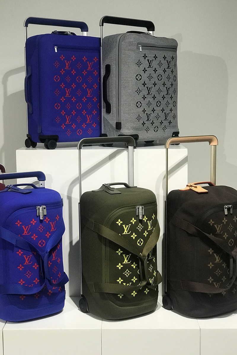 louis vuitton spring summer 2020 collection preview shoes sandals red white brown monogram bags LV blue red grey