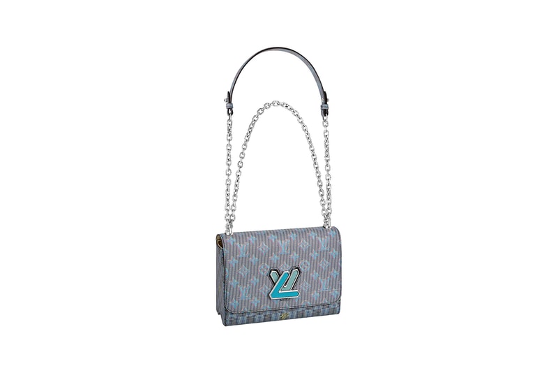 louis vuitton twist bag fall winter collection monogram accessories hangbag white gold chain alicia vikander