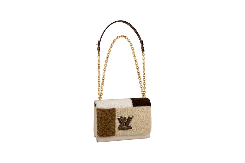 louis vuitton twist bag fall winter collection monogram accessories hangbag white gold chain alicia vikander