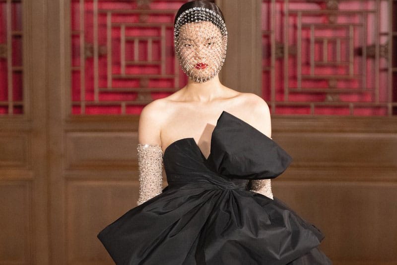 Valentino's Haute Couture Diamond Mask Looks Strikingly Similar to This Designer's Original Creation