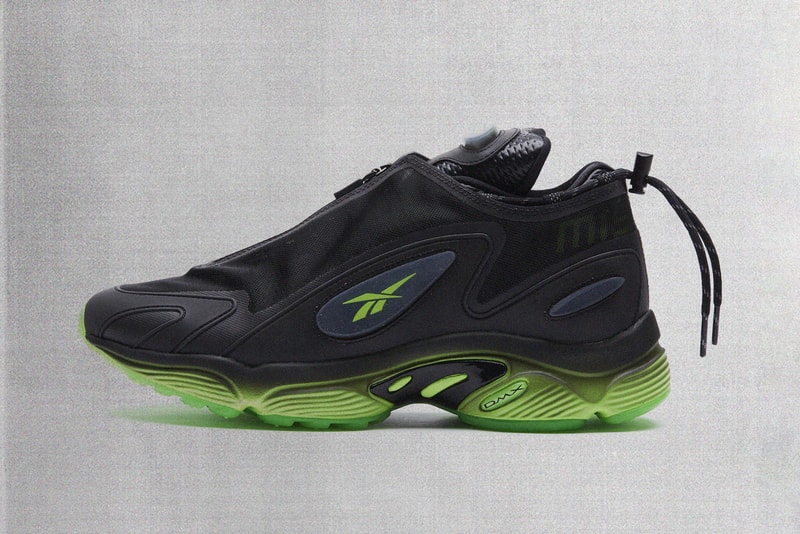 MISBHV x Reebok Daytona DMX 2.0 Release Date HBX Sneaker Trainer Shoe Black Neon Green Futuristic Drop Collaboration