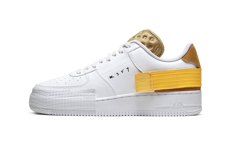 Peep the Luminous Gold and Yellow Details on Nike's Air Force 1 Type