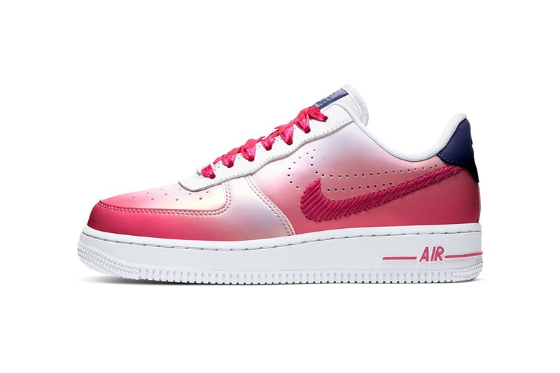 nike air force 1 kay yow cancer fund sneakers collaboration pink white blue shoes sneakerhead