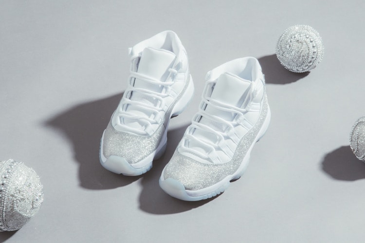The Air Jordan 11 Retro Gets Sparkly in "Metallic Silver"
