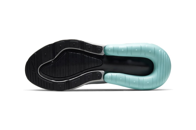 nike air max 270 womens sneakers aqua blue grey white aurora pure platinum shoes footwear  