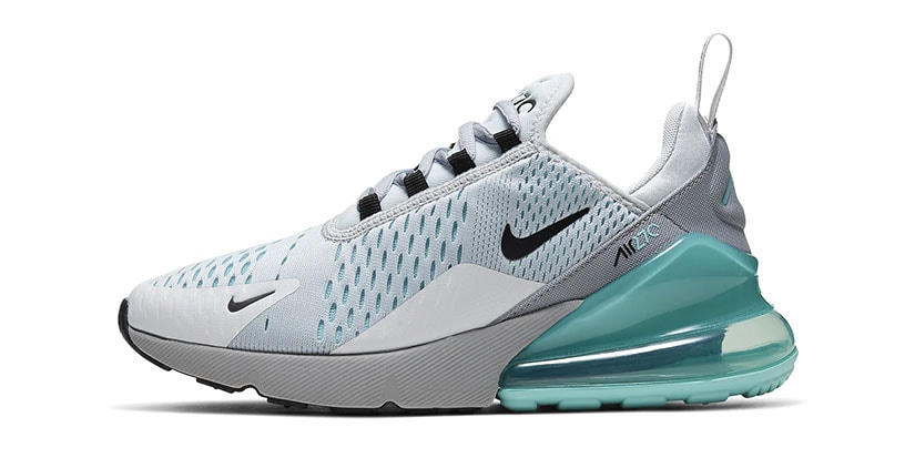 Nike Air Force 270 High-Top Sneakers in Teal, Gray & White size 11 Buy Nike Air Force 270  main image 4