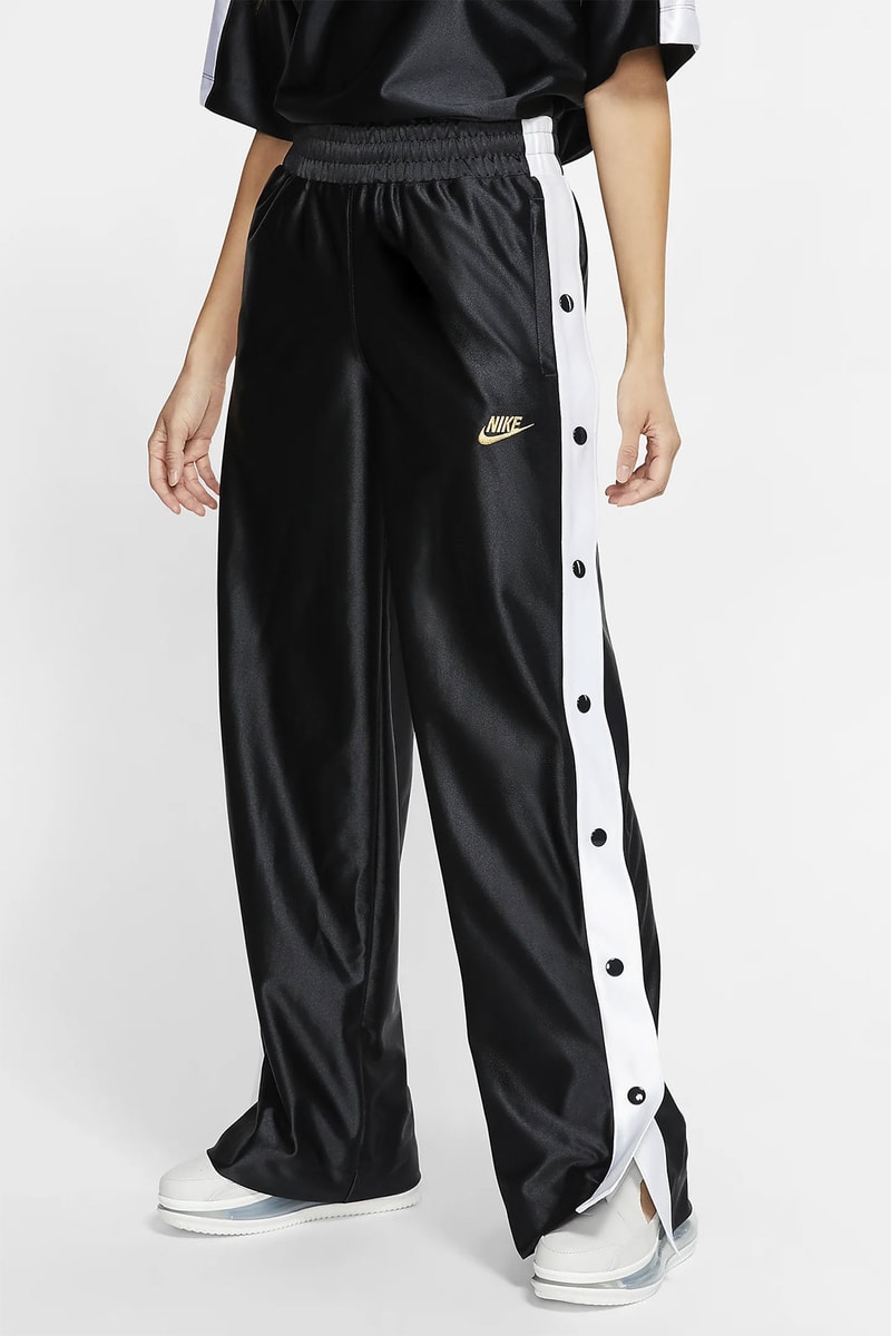 nike sportswear tear away pants 90s nostalgic retro satin 