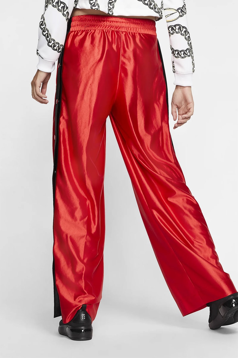 nike sportswear tear away pants 90s nostalgic retro satin 