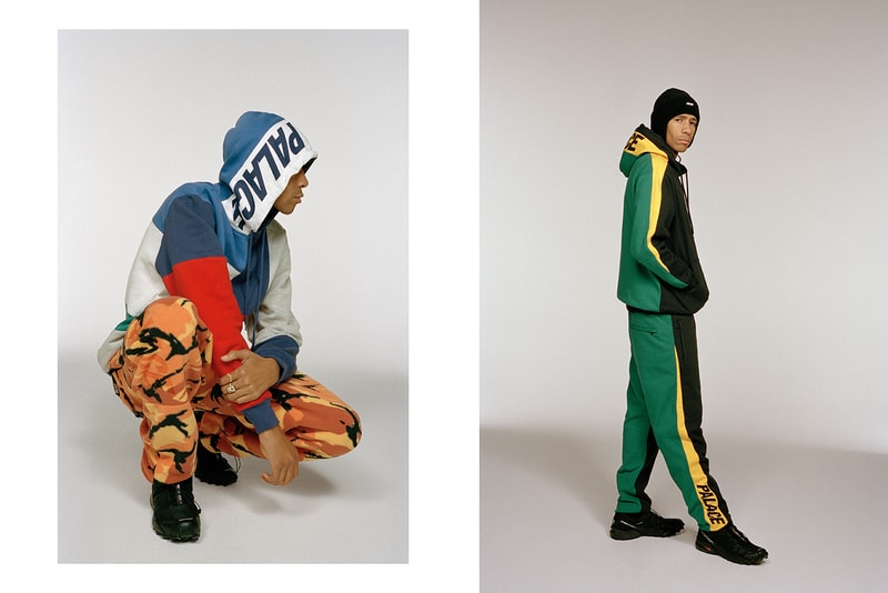 palace ultimo winter collection hoodies jackets beanies lookbook pink orange clothe fashion 