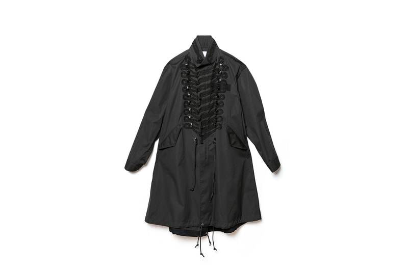 sacai dover street market exclusive napoleon jacket mods style coat black khaki outerwear fall winter