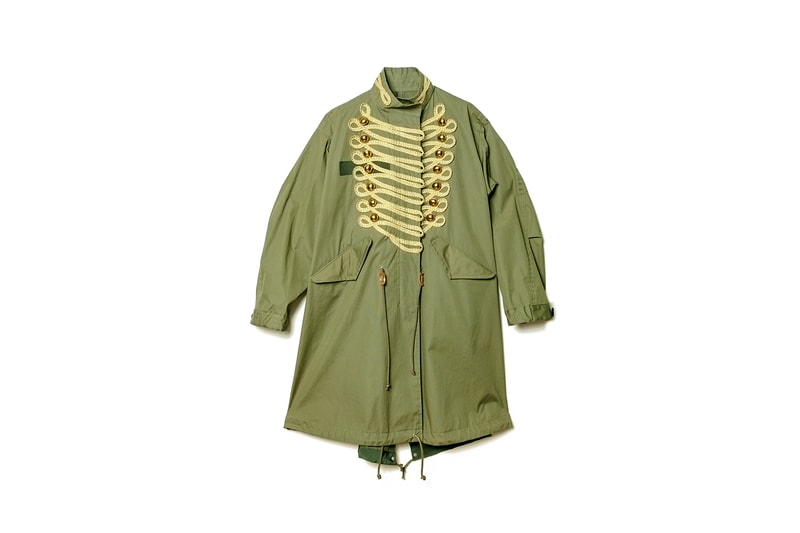 sacai dover street market exclusive napoleon jacket mods style coat black khaki outerwear fall winter