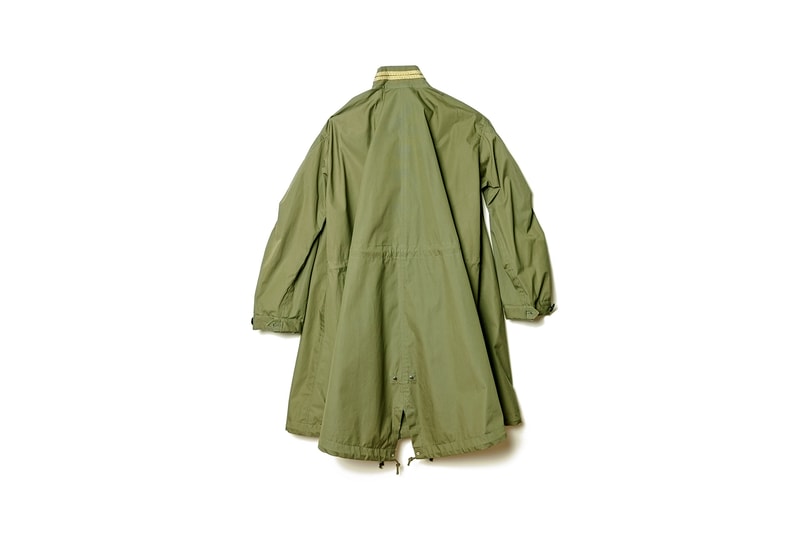 sacai dover street market exclusive napoleon jacket mods style coat black khaki outerwear fall winter