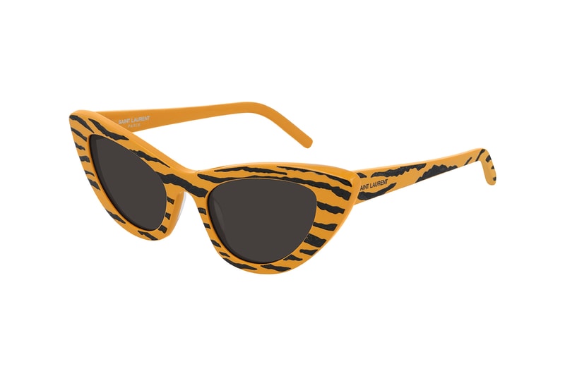 saint laurent lily sunglasses shades cat-eye 80s