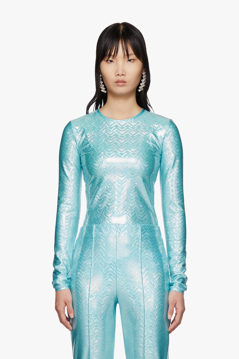 SSENSE Exclusive Saks Potts Sanya Long Sleeve T-Shirt Blue