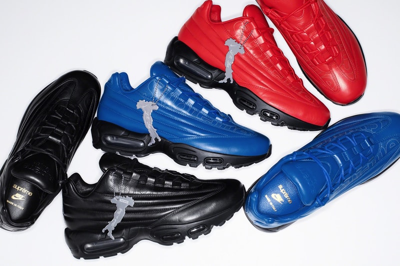 Supreme x Nike Air Max 95 Lux Black Red Blue