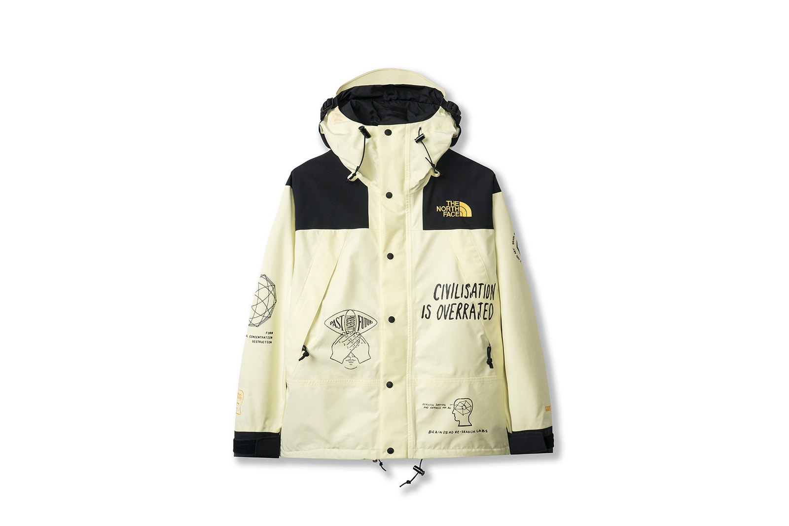 the north face brain dead collaboration jackets- shades sweaters snow winter fashion clothes