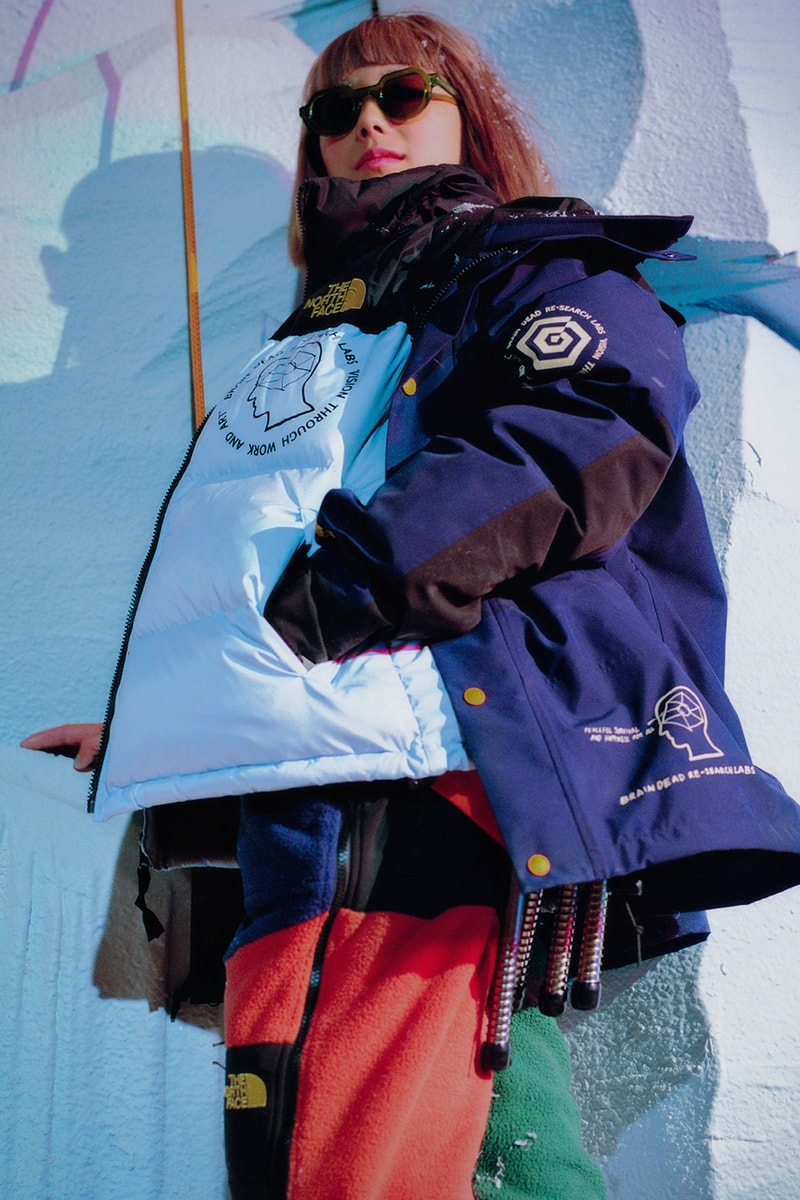 the north face brain dead collaboration jackets- shades sweaters snow winter fashion clothes