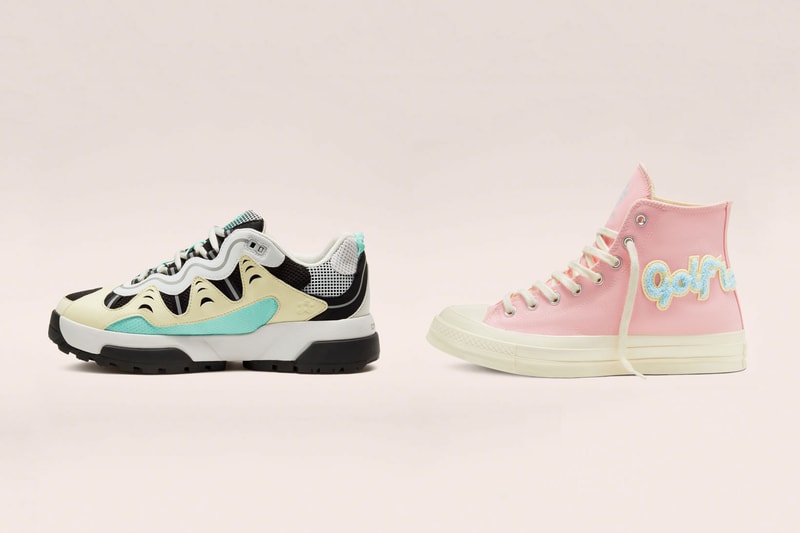GOLF le FLEUR* Converse Chuck 70 Pastel Pink Gianno Chunky Sneakers Trainers Tyler the Creator Golf Wang Travis Scott Nike Air Force 1 Cactus Jack Maison Dior CheckNDior homeware where to buy