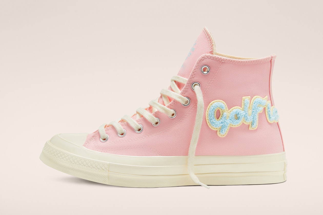 GOLF le FLEUR* Converse Chuck 70 Pastel Pink Gianno Chunky Sneakers Trainers Tyler the Creator Golf Wang Travis Scott Nike Air Force 1 Cactus Jack Maison Dior CheckNDior homeware where to buy