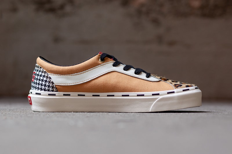 Vans Bold NI Bender Denim Marshmallow Leopard Ponyhair
