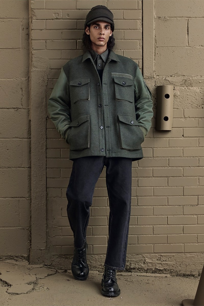 zara srpls chptr 03 third drop military outerwear women men jackets pants olive green black outerwear bags