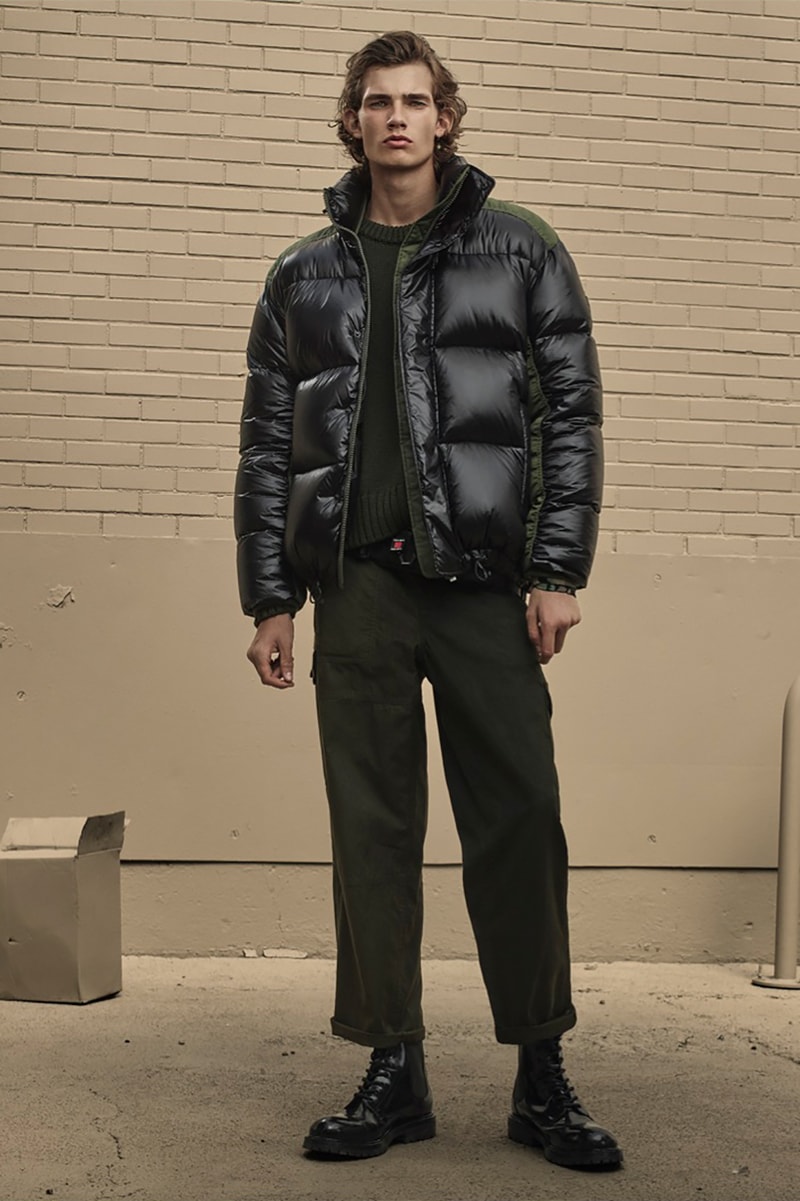 zara srpls chptr 03 third drop military outerwear women men jackets pants olive green black outerwear bags