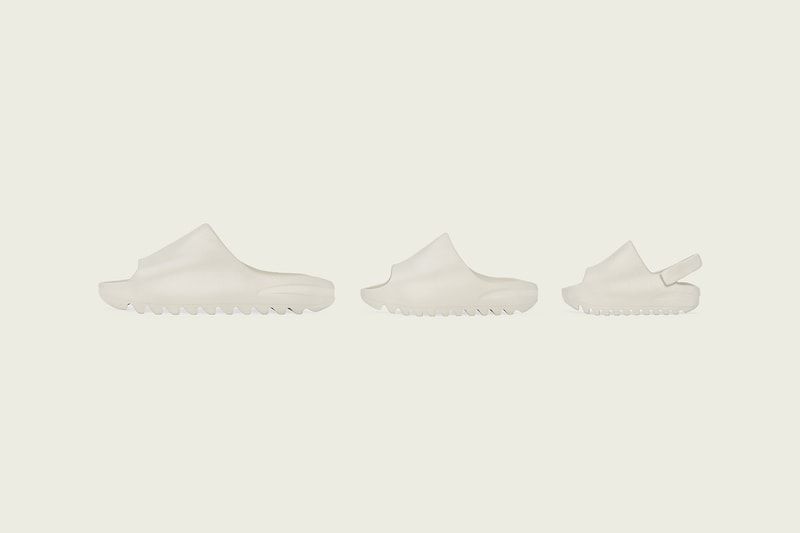 adidas kanye west yeezy slide slippers bone resin off white 