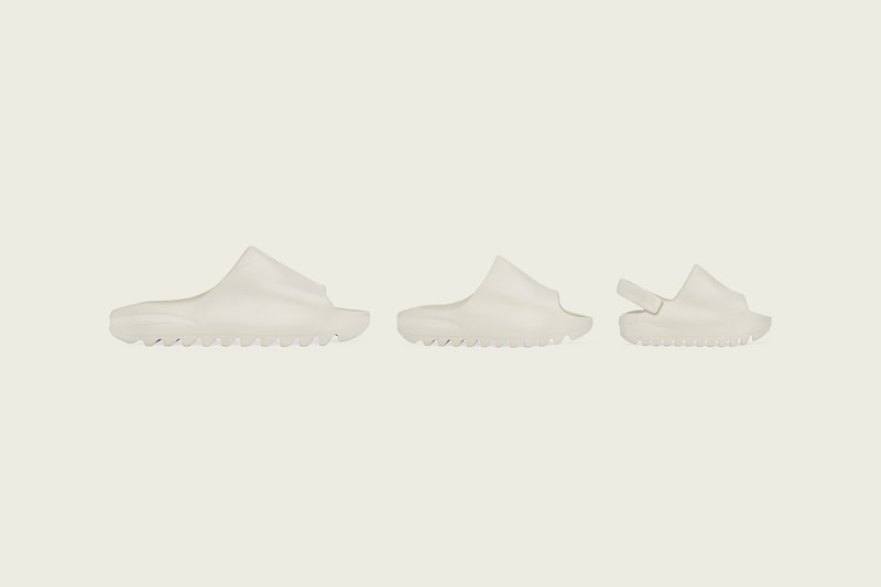 adidas kanye west yeezy slide slippers bone resin off white 